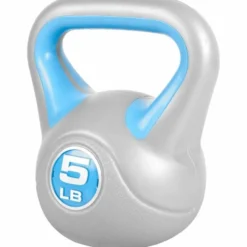 Gorilla Sports Kettlebell Stylish - 5 - 45 Pfund, Zement, Kunststoffabdeckung Grau / Dunkelgrün Hot