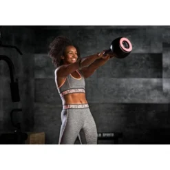 Gorilla Sports Kettlebell verstellbar 8 - 16 kg Schwarz / Rot Outlet