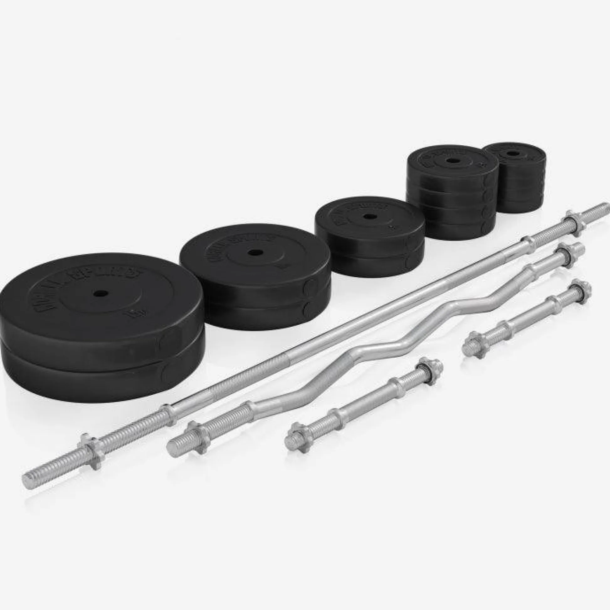 Gorilla Sports Kraftstation Universal inkl, Langhantel Set, Latzugturm und Bodenschutzmatten Weiss Online