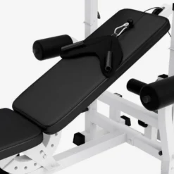 Gorilla Sports Kraftstation Universal inkl, Langhantel Set Kunststoff 40/70/100 kg Schwarz Outlet
