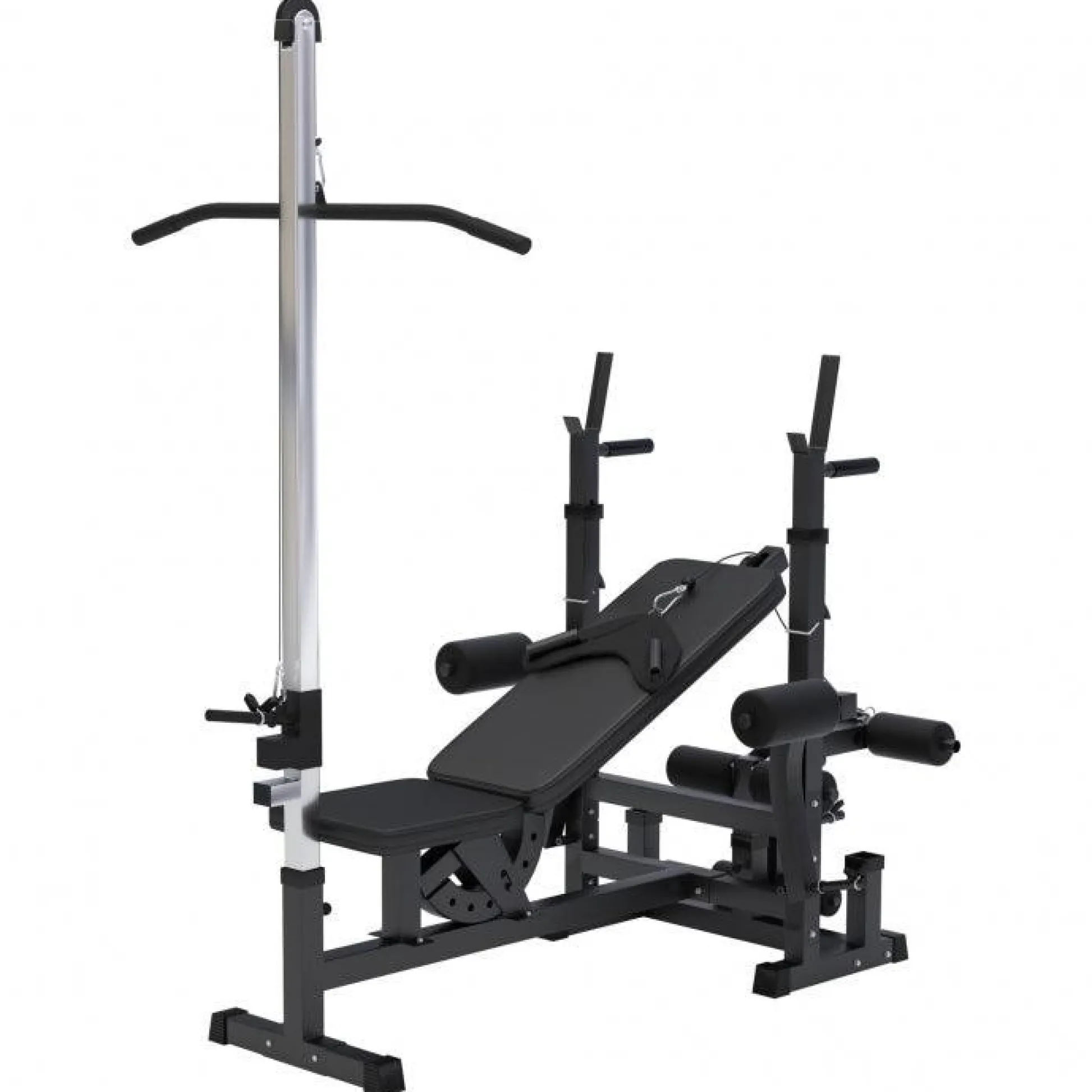 Gorilla Sports Kraftstation Universal inkl, Latzugturm Weiss Online