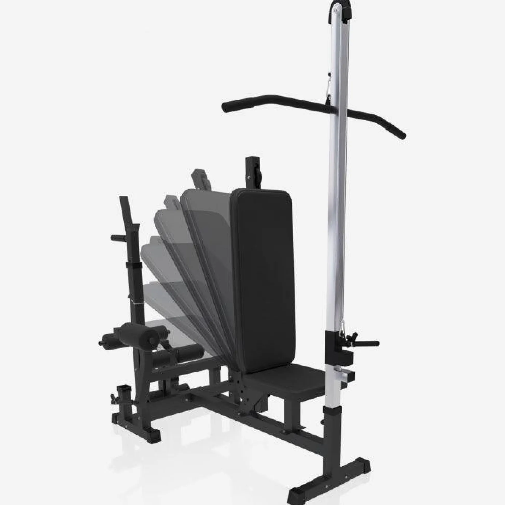 Gorilla Sports Kraftstation Universal inkl, Latzugturm Weiss Online