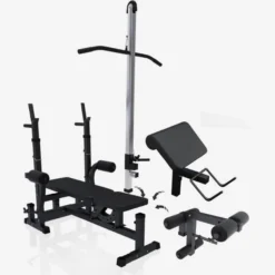 Gorilla Sports Kraftstation Universal inkl, Latzugturm Weiss Online