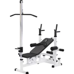 Gorilla Sports Kraftstation Universal inkl, Latzugturm Weiss Online