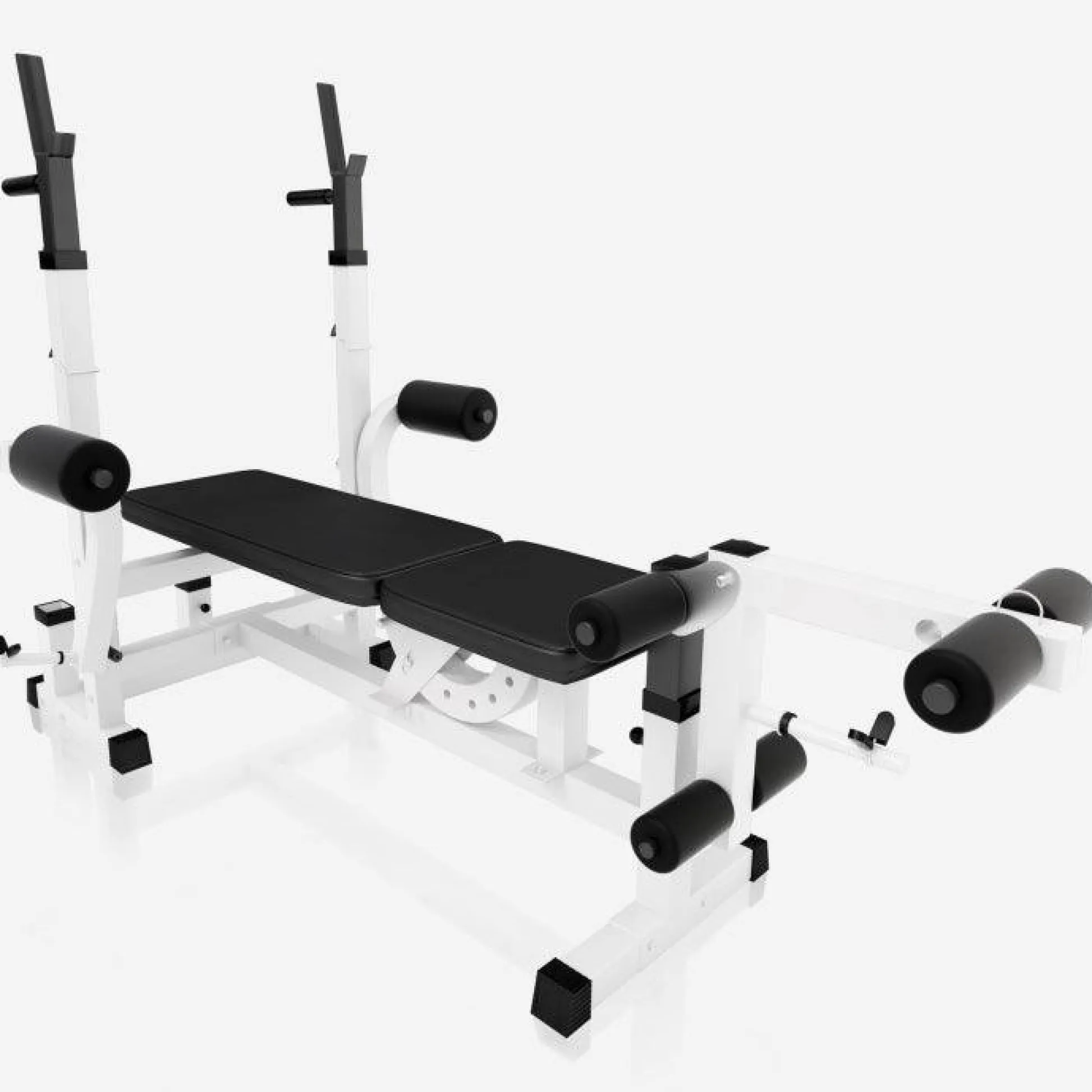 Gorilla Sports Kraftstation Universal Set Chrom 108 kg Weiss Clearance