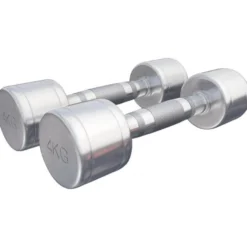 Gorilla Sports Kurzhantel Chrom 1 - 20 kg Chrom / Silber