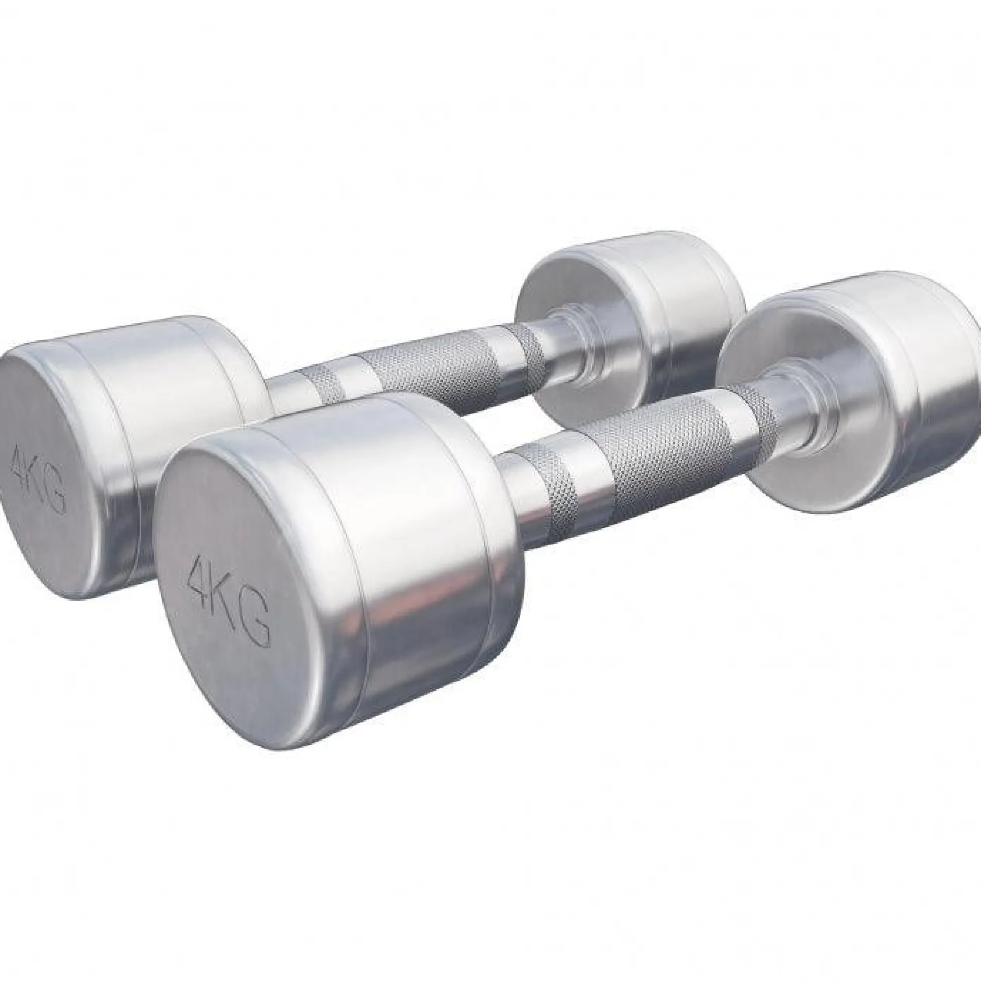 Gorilla Sports Kurzhantel Chrom 1 - 20 kg Chrom / Silber
