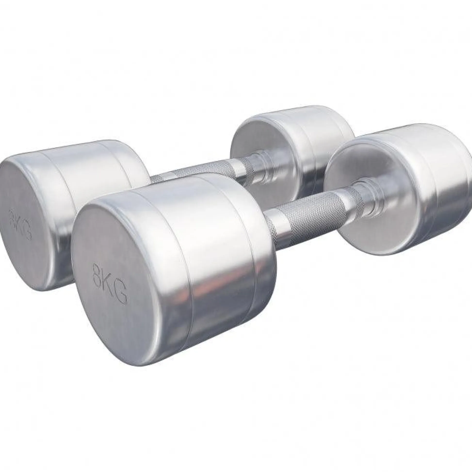 Gorilla Sports Kurzhantel Chrom 1 - 20 kg Chrom / Silber Hot