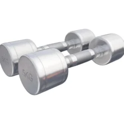 Gorilla Sports Kurzhantel Chrom 1 - 20 kg Chrom / Silber Sale