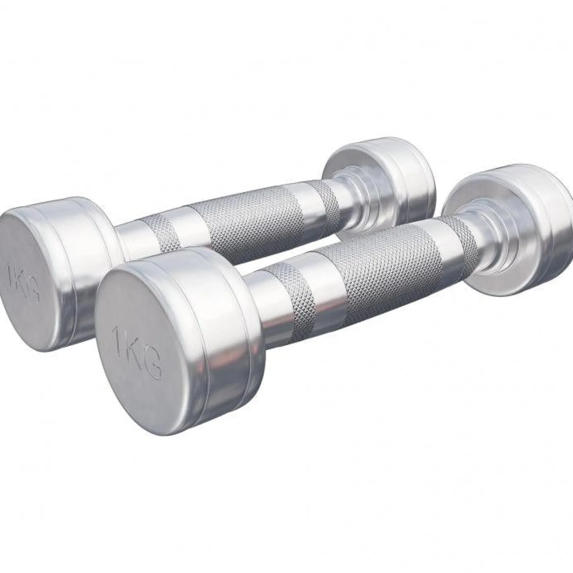 Gorilla Sports Kurzhantel Chrom 1 - 20 kg Chrom / Silber Sale