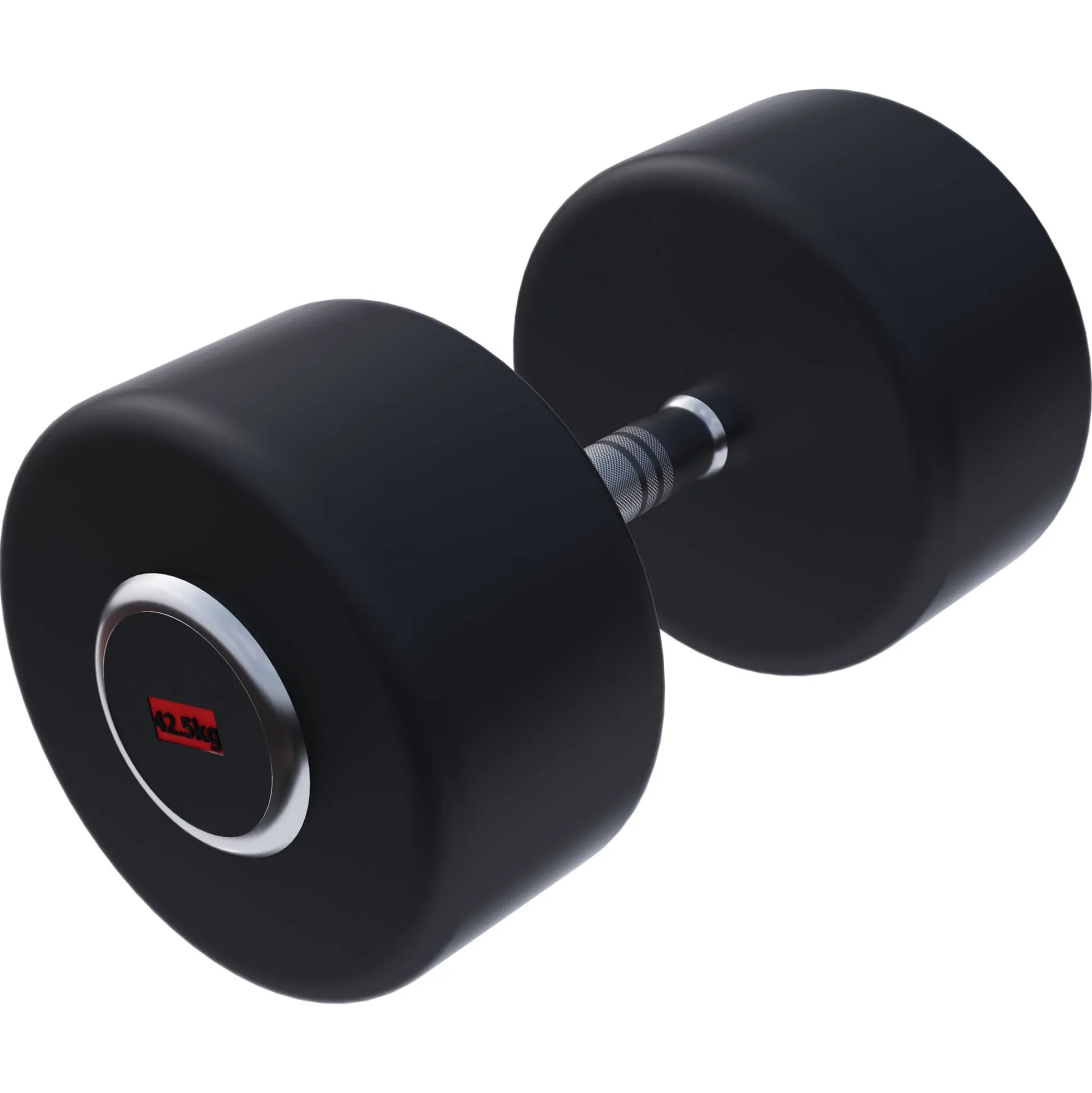 Gorilla Sports Kurzhantel Gummi PRO 2,5 - 50 kg Chrom / Schwarz Online
