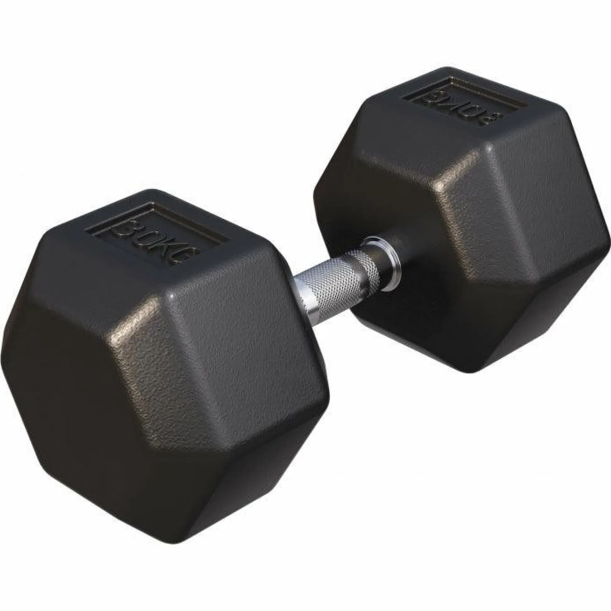 Gorilla Sports Kurzhantel Hexagon Gummi 2 - 50 kg Schwarz Online