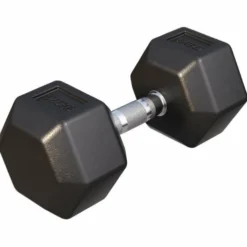 Gorilla Sports Kurzhantel Hexagon Gummi 2 - 50 kg Schwarz Online