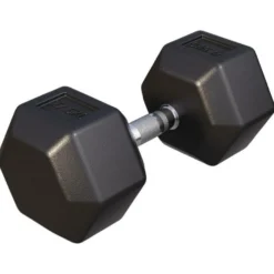 Gorilla Sports Kurzhantel Hexagon Gummi 2 - 50 kg Schwarz Outlet