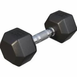 Gorilla Sports Kurzhantel Hexagon Gummi 2 - 50 kg Schwarz Online