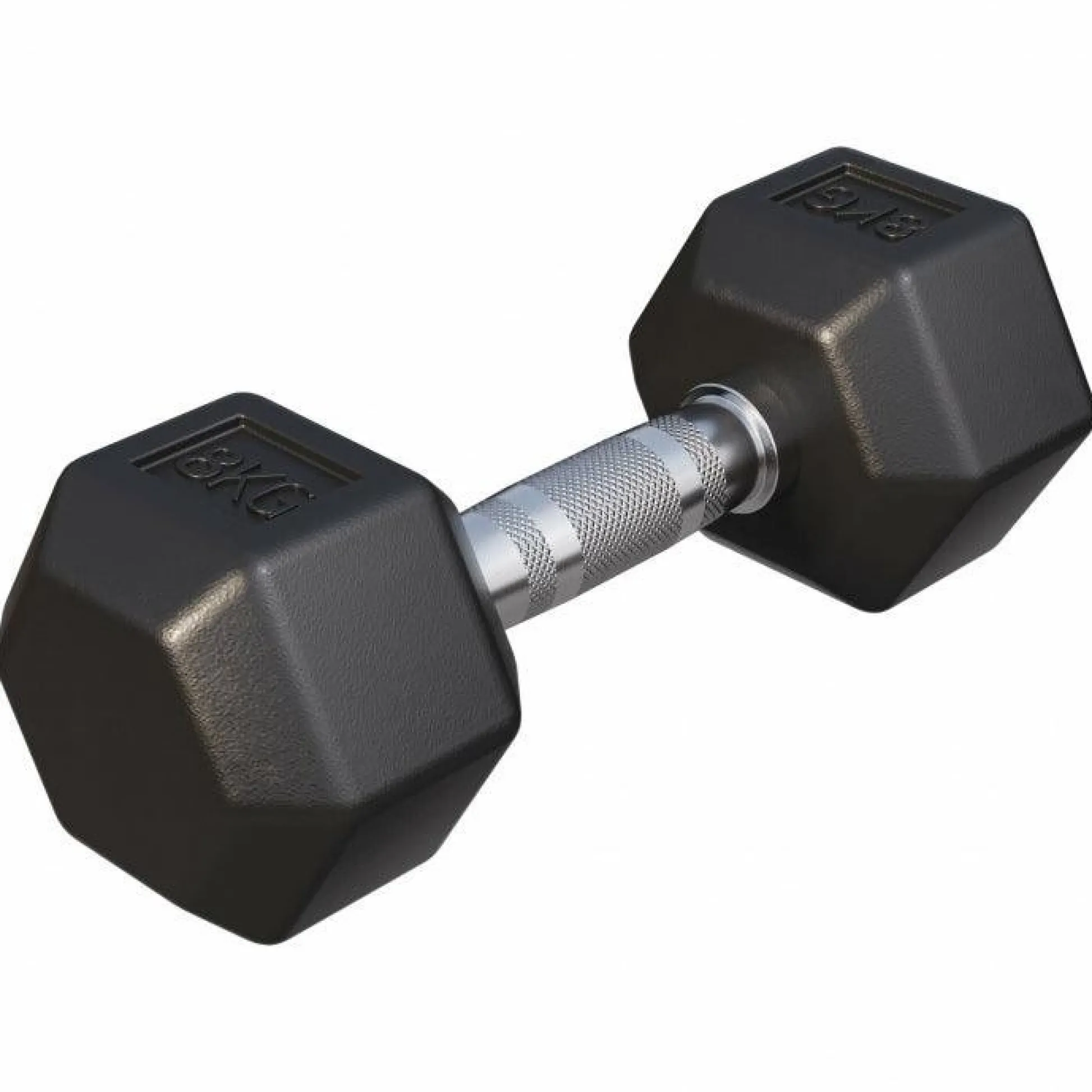 Gorilla Sports Kurzhantel Hexagon Gummi 2 - 50 kg Schwarz Online