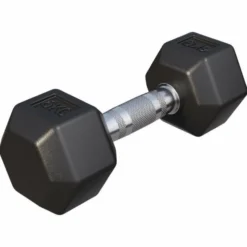 Gorilla Sports Kurzhantel Hexagon Gummi 2 - 50 kg Schwarz Online