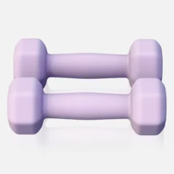 Gorilla Sports Kurzhanteln Gymnastik Neopren Hexagon 2 - 10 kg Lila Sale