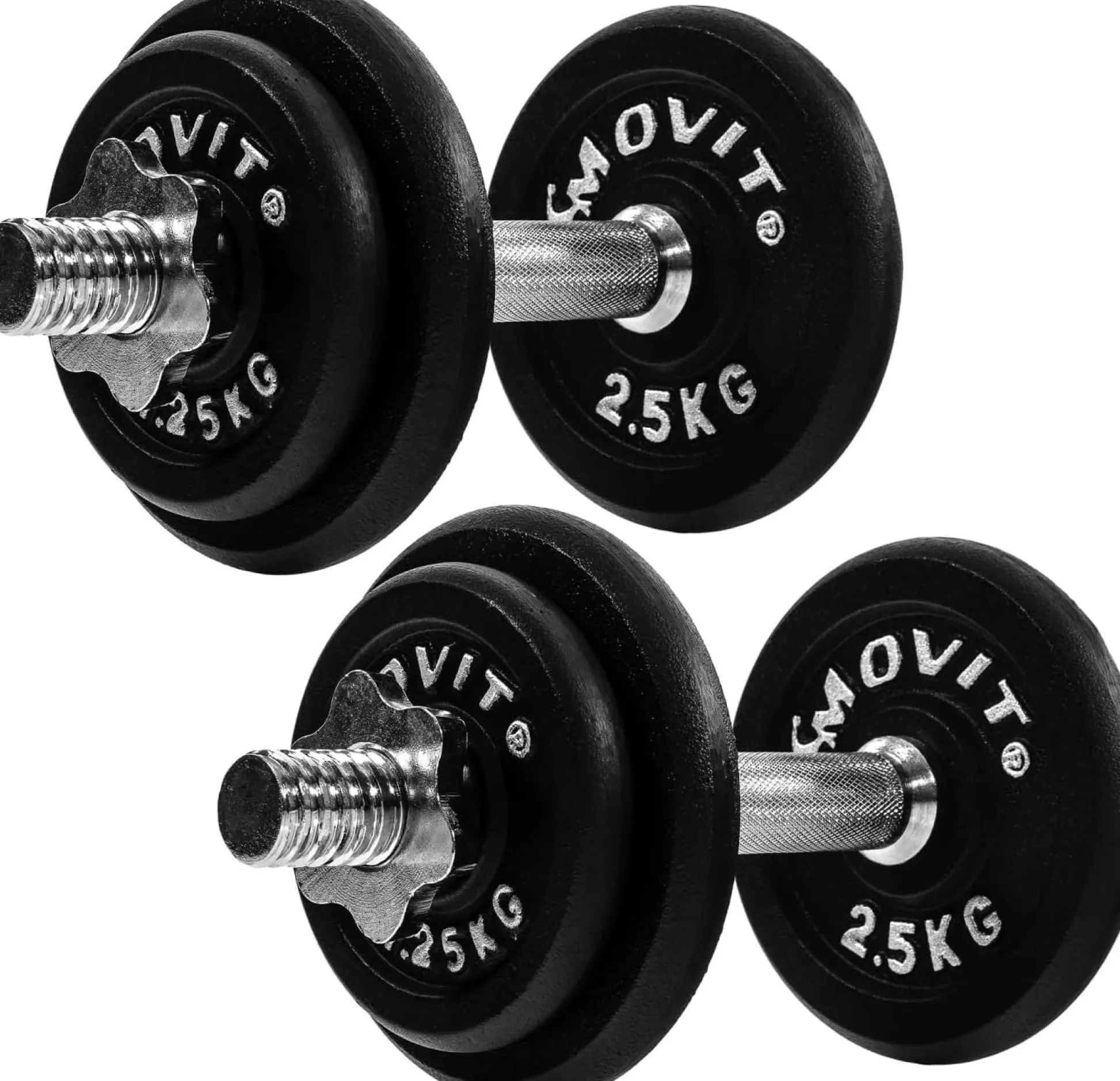 MOVIT Kurzhanteln Set 20 - 60 kg Schwarz Sale