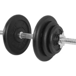 Gyronetics Kurzhantel Set E-Series Gusseisen 20 kg 25 mm Schwarz / Silber Sale