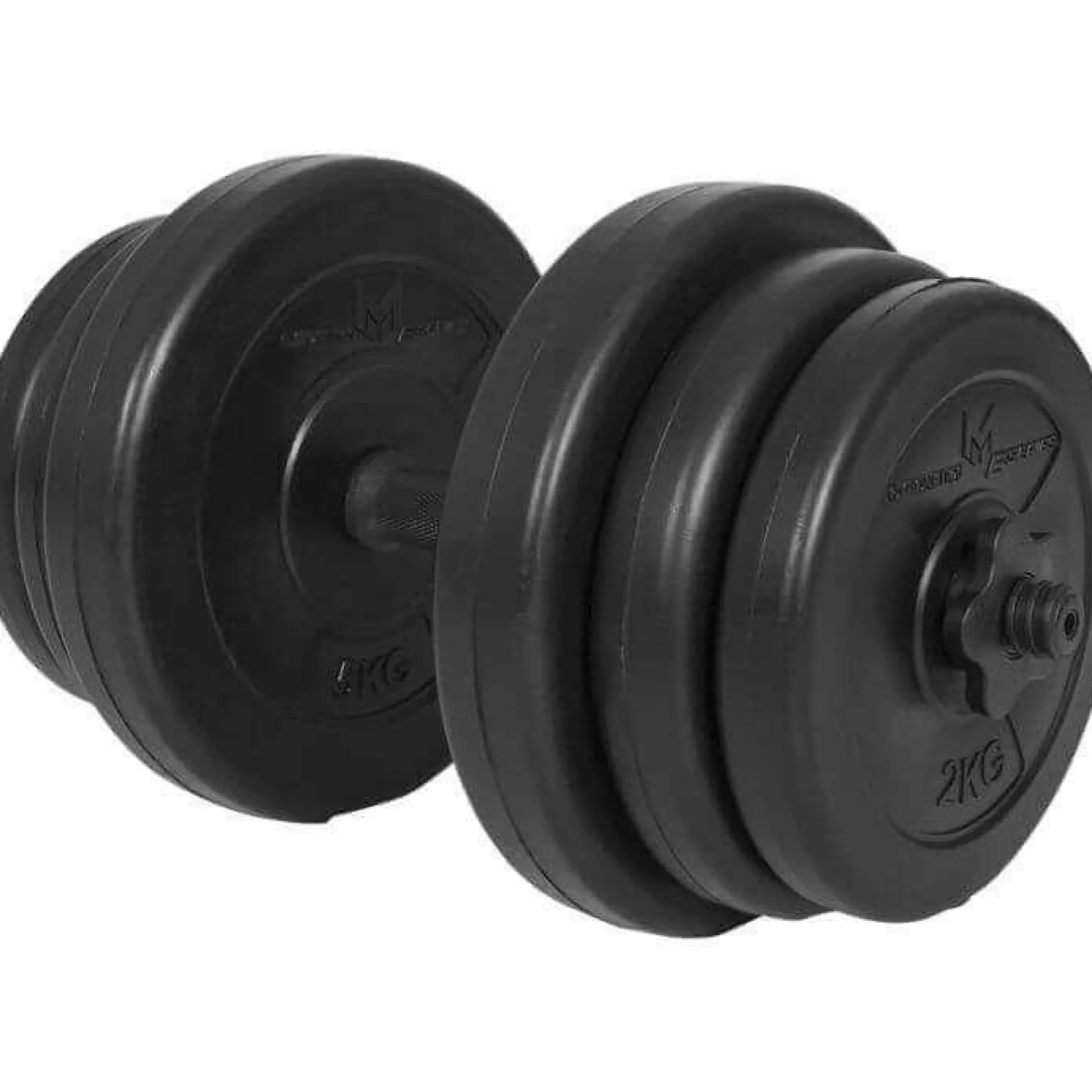Gyronetics Kurzhantel Set E-Series Kunststoff 20 kg 25 mm Schwarz Best