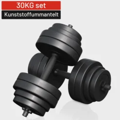 Gyronetics Kurzhantel Set E-Series Kunststoff 30 kg 25 mm Schwarz Hot