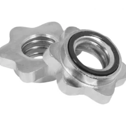 Gorilla Sports Kurzhantel Set Gummi 20 kg mit Sternverschlüssen Schwarz / Silber Outlet