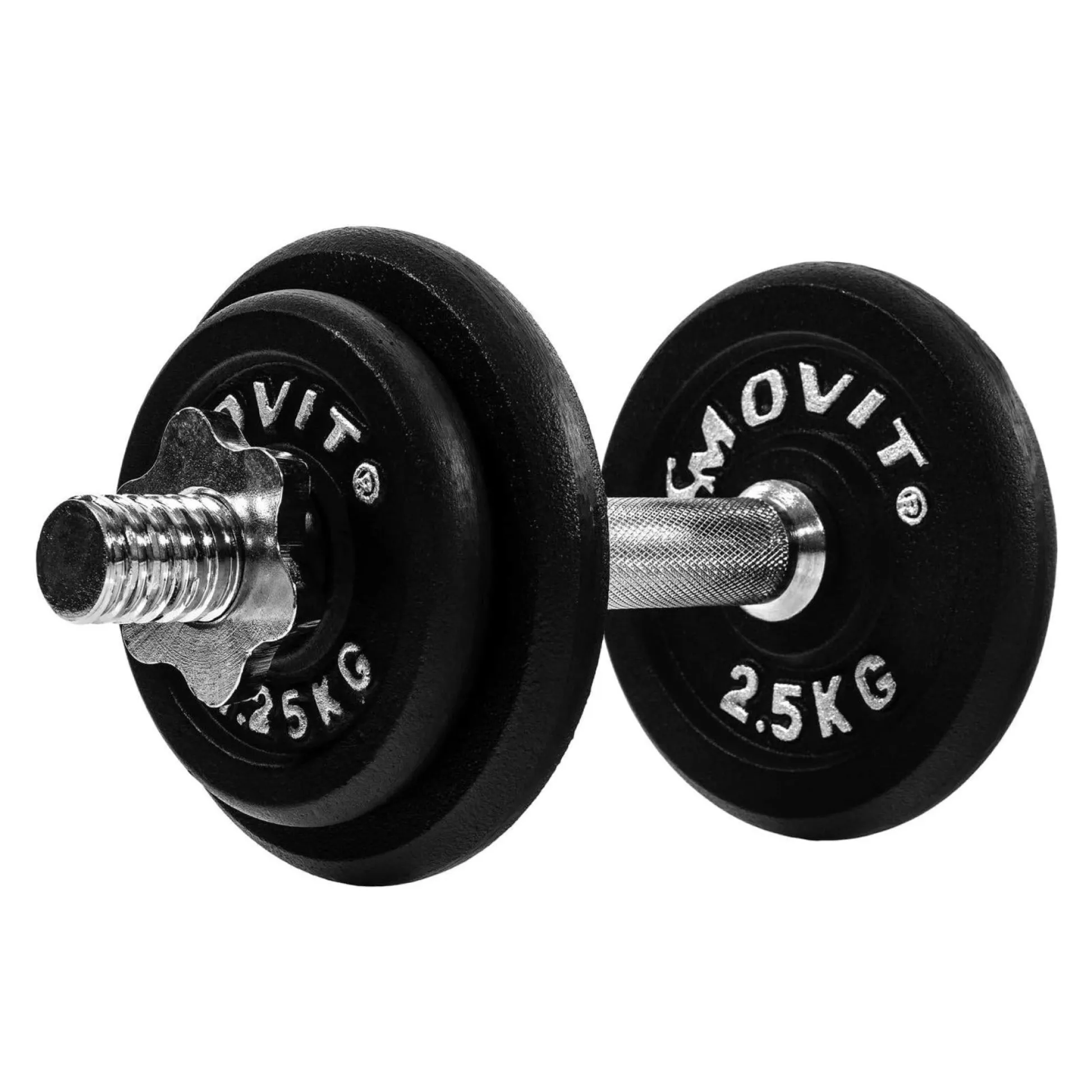 MOVIT Kurzhantel Set 10 - 30 kg Schwarz Hot