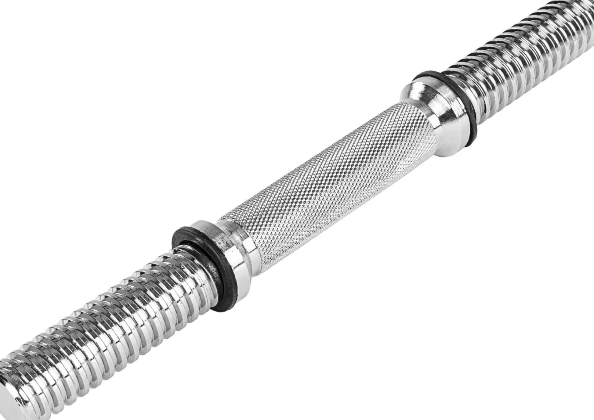 MOVIT Kurzhantel Stange 35 cm mit Verschlüssen Silber Hot