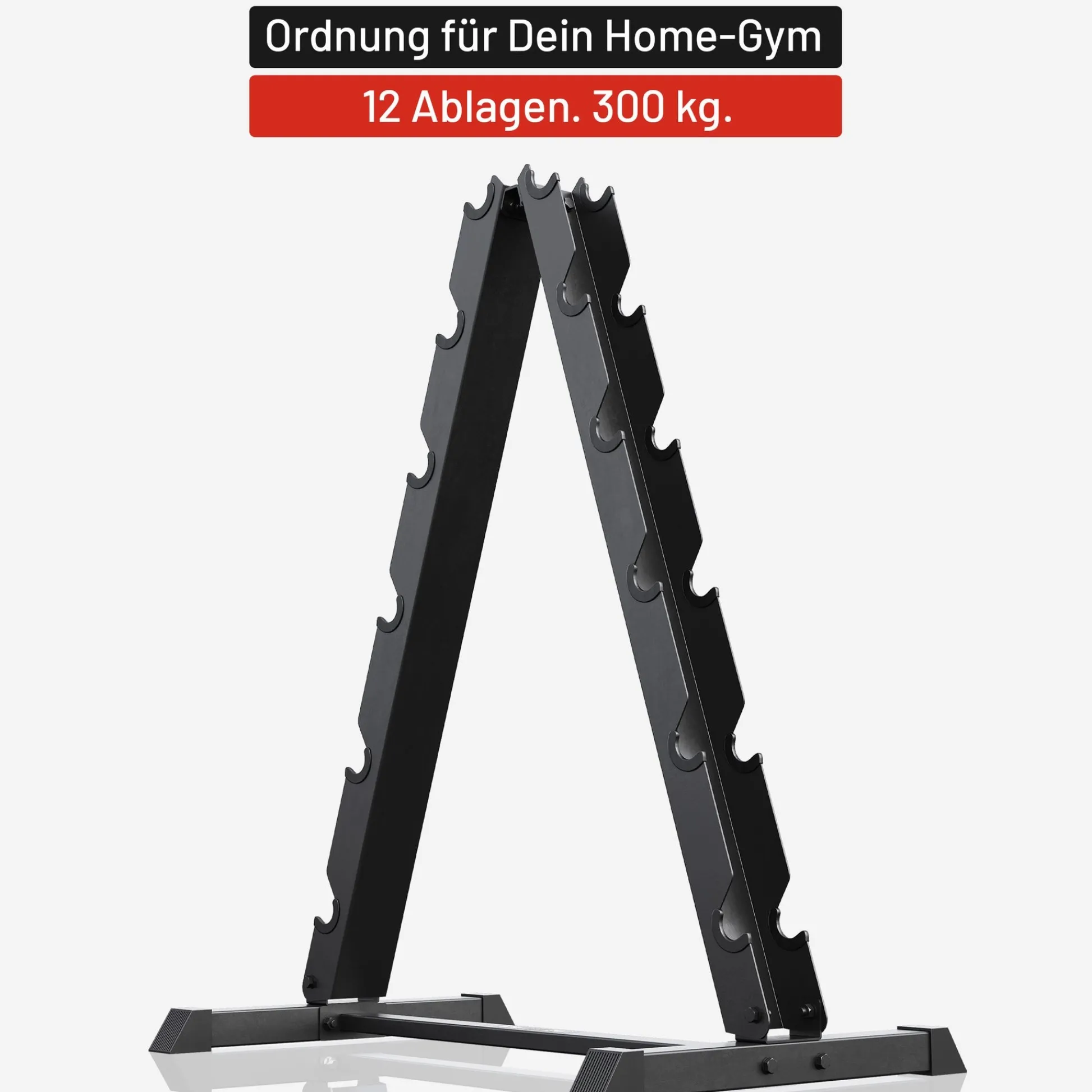 Gorilla Sports Kurzhantelständer Schwarz Online