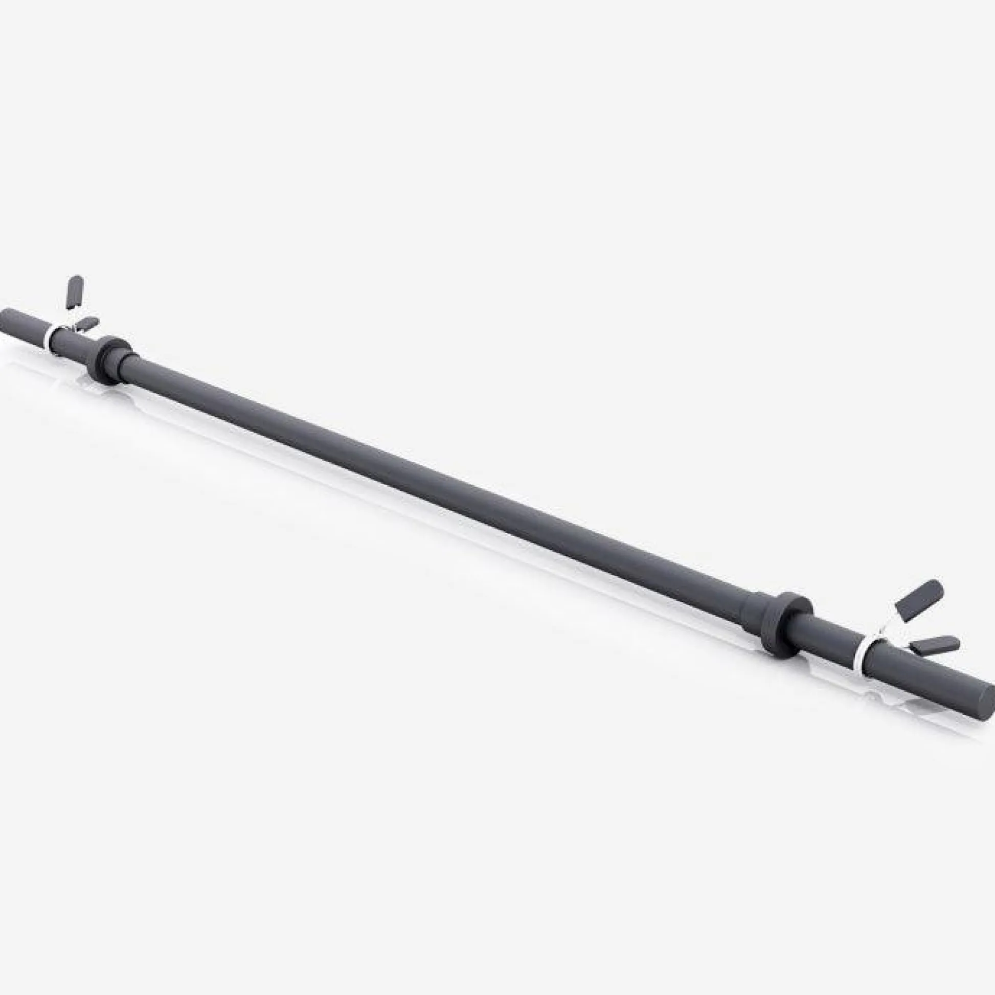 Gorilla Sports Langhantel Aerobic 130 cm mit Federverschlüssen Schwarz New