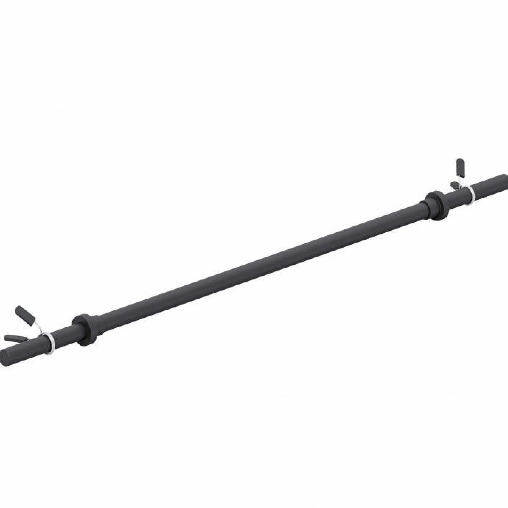 Gorilla Sports Langhantel Aerobic 130 cm mit Federverschlüssen Schwarz New