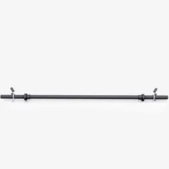 Gorilla Sports Langhantel Aerobic 130 cm mit Federverschlüssen Schwarz New