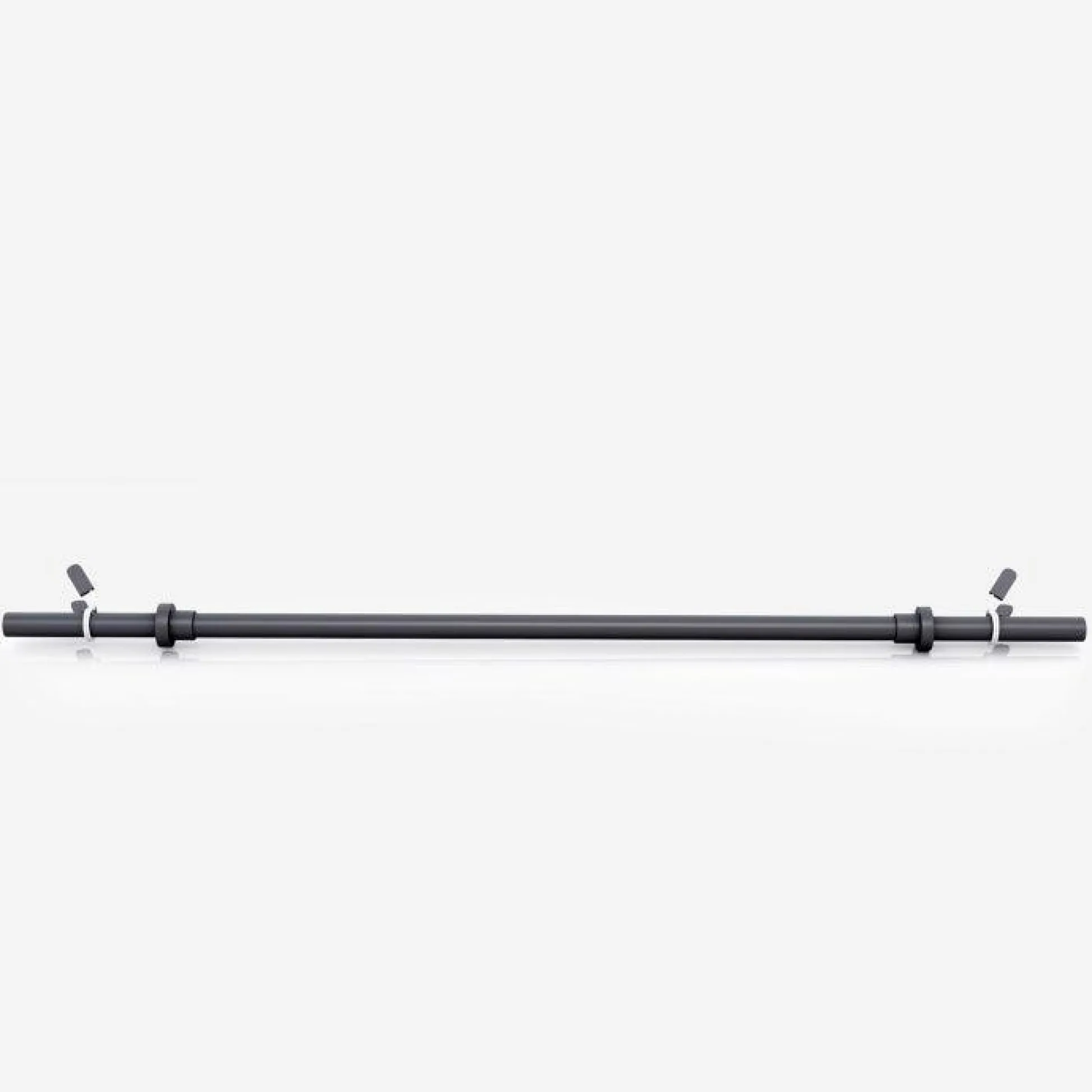 Gorilla Sports Langhantel Aerobic 130 cm mit Federverschlüssen Schwarz New