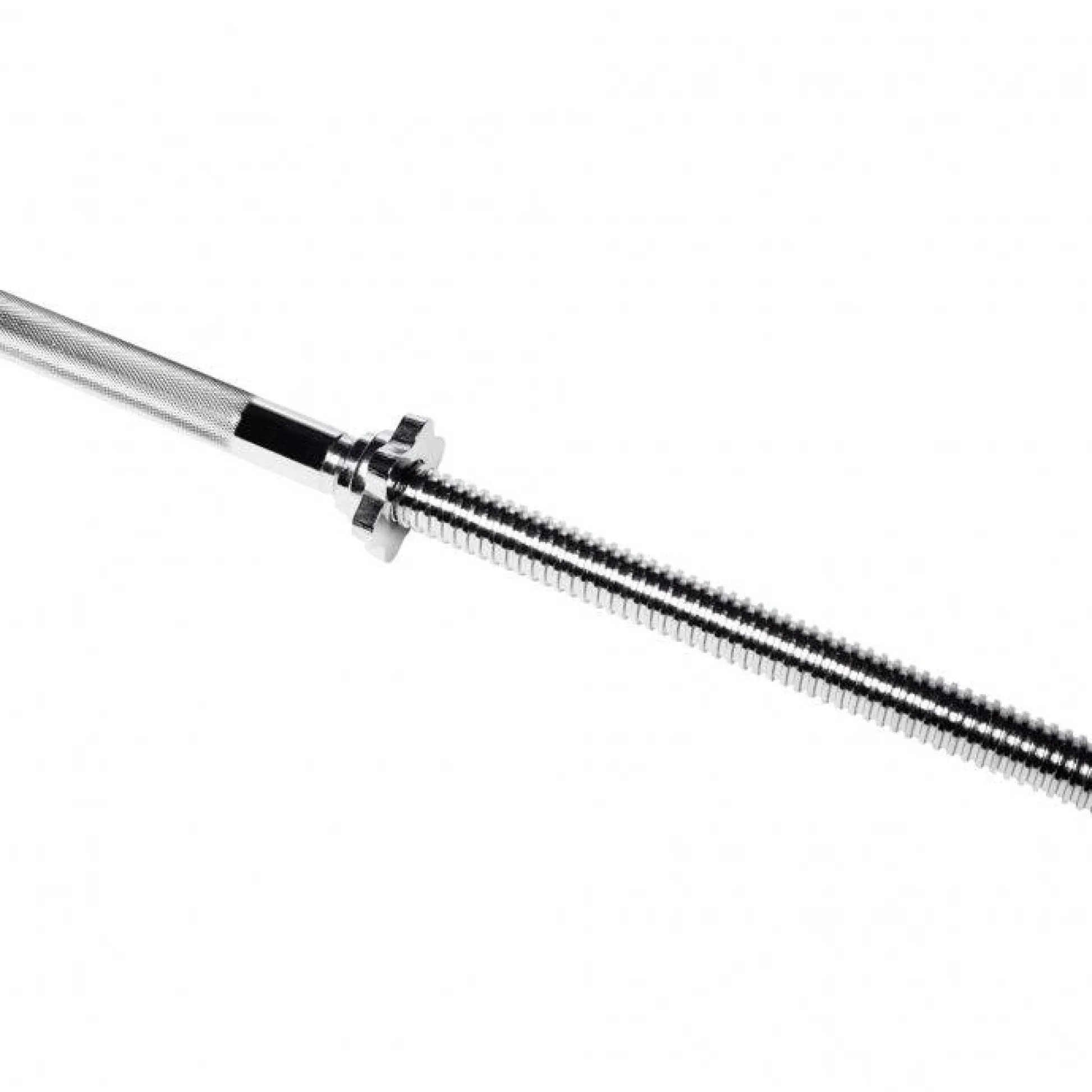 Gorilla Sports Langhantel 180 cm mit Sternverschlüssen Silber Sale