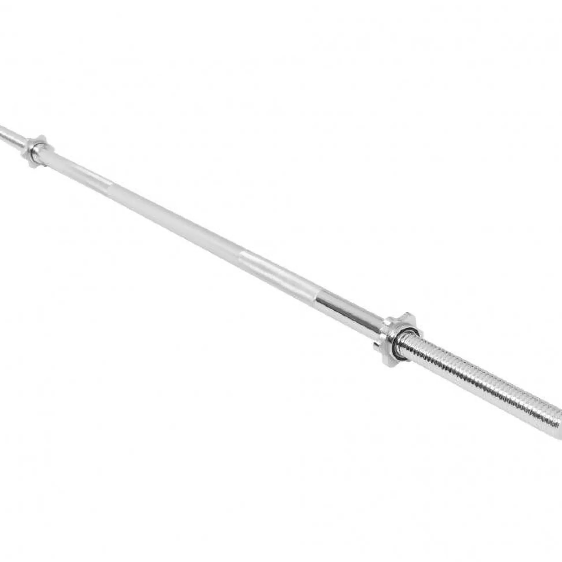 Gorilla Sports Langhantel 170 cm mit Sternverschlüssen Silber Sale