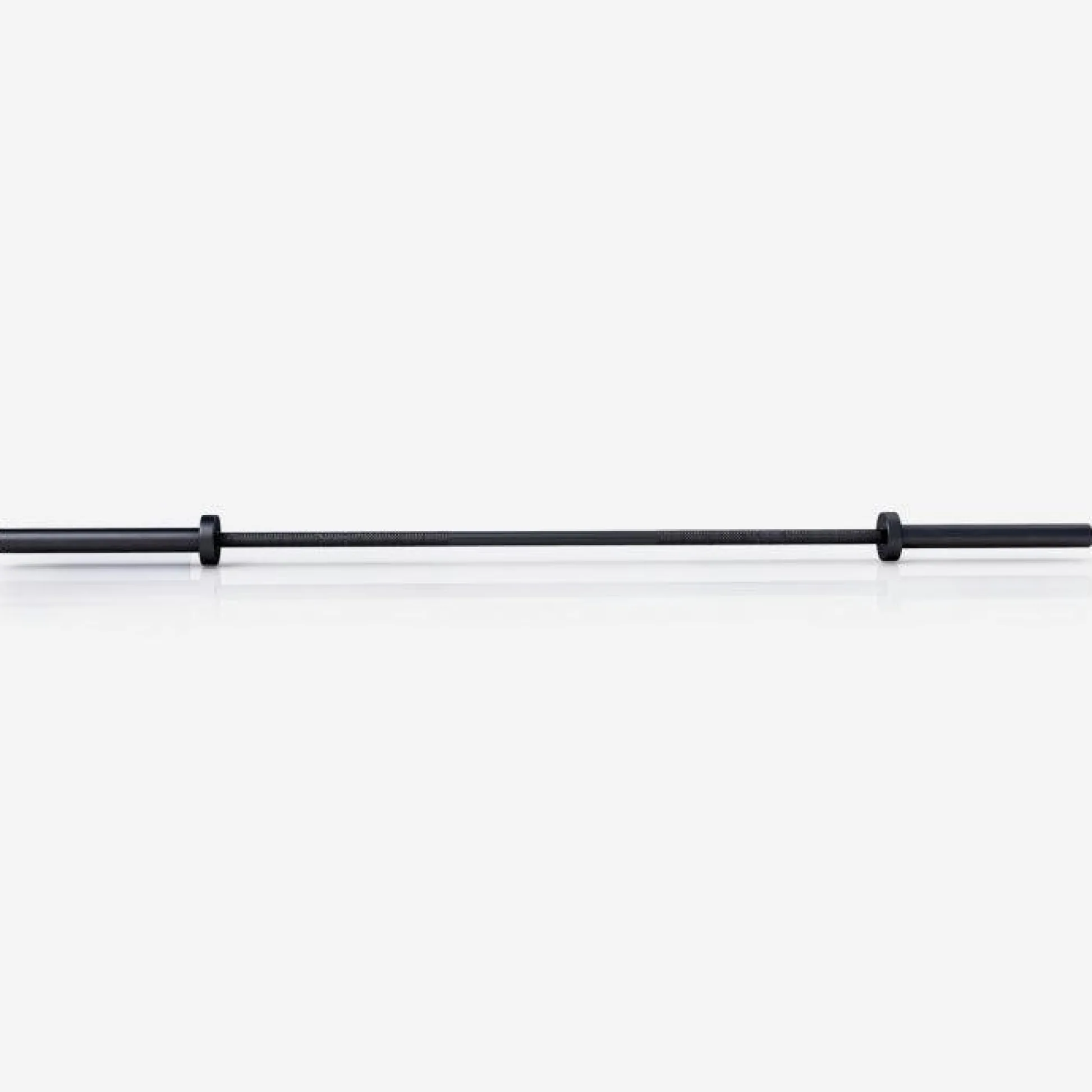 Gorilla Sports Langhantel Olympia Cerakote 220 cm mit Verschlüssen Schwarz / Goldfarben Clearance