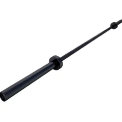 Gorilla Sports Langhantel Olympia Cerakote 220 cm mit Verschlüssen Schwarz Clearance