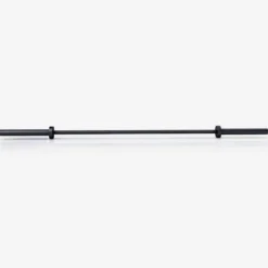 Gorilla Sports Langhantel Olympia Cerakote 220 cm mit Verschlüssen Schwarz / Blau Sale