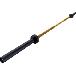 Gorilla Sports Langhantel Olympia Cerakote 220 cm mit Verschlüssen Schwarz / Blau Sale