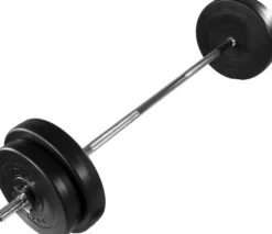 MOVIT Langhantel Set 30 - 60 kg Schwarz Discount
