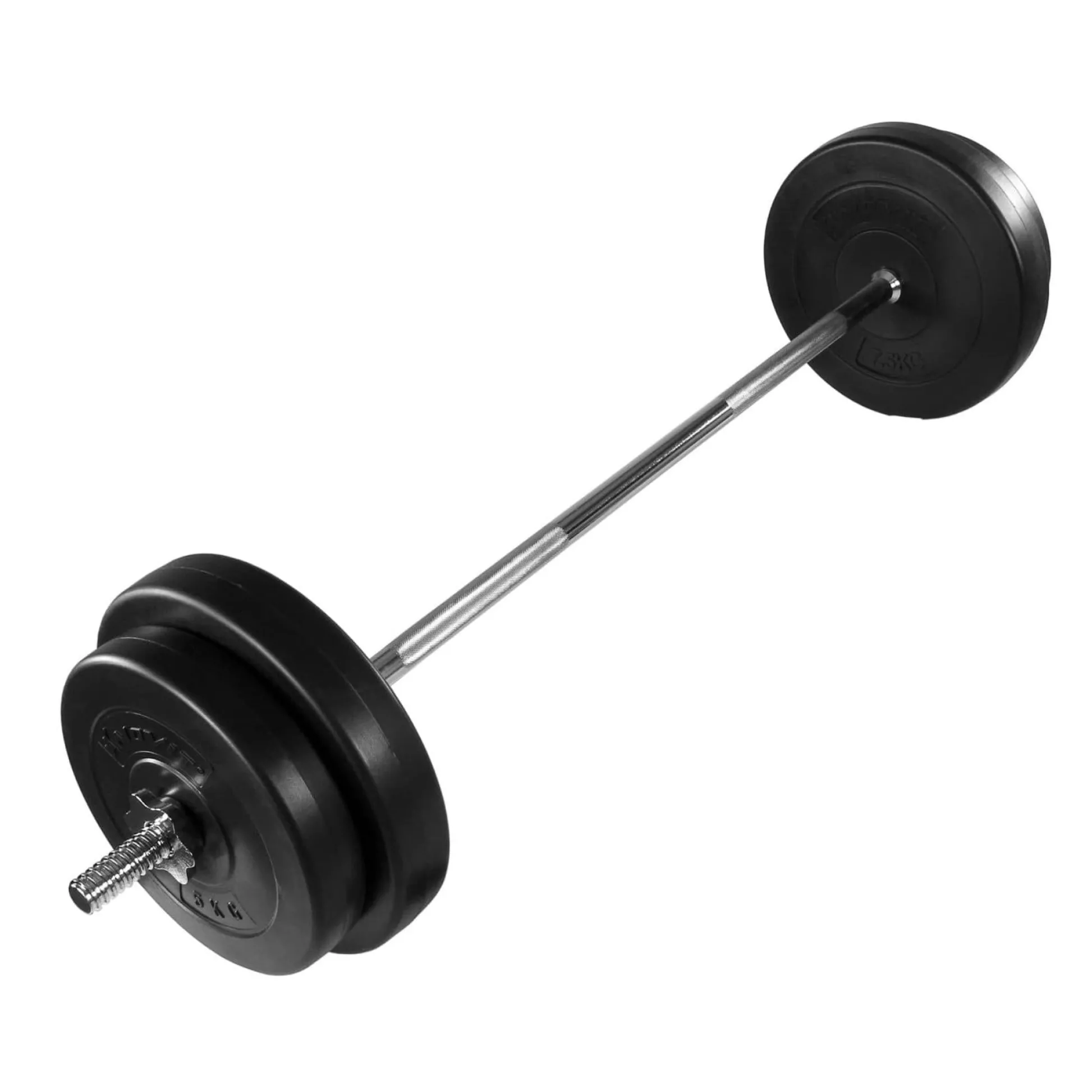 MOVIT Langhantel Set 30 - 60 kg Schwarz Hot