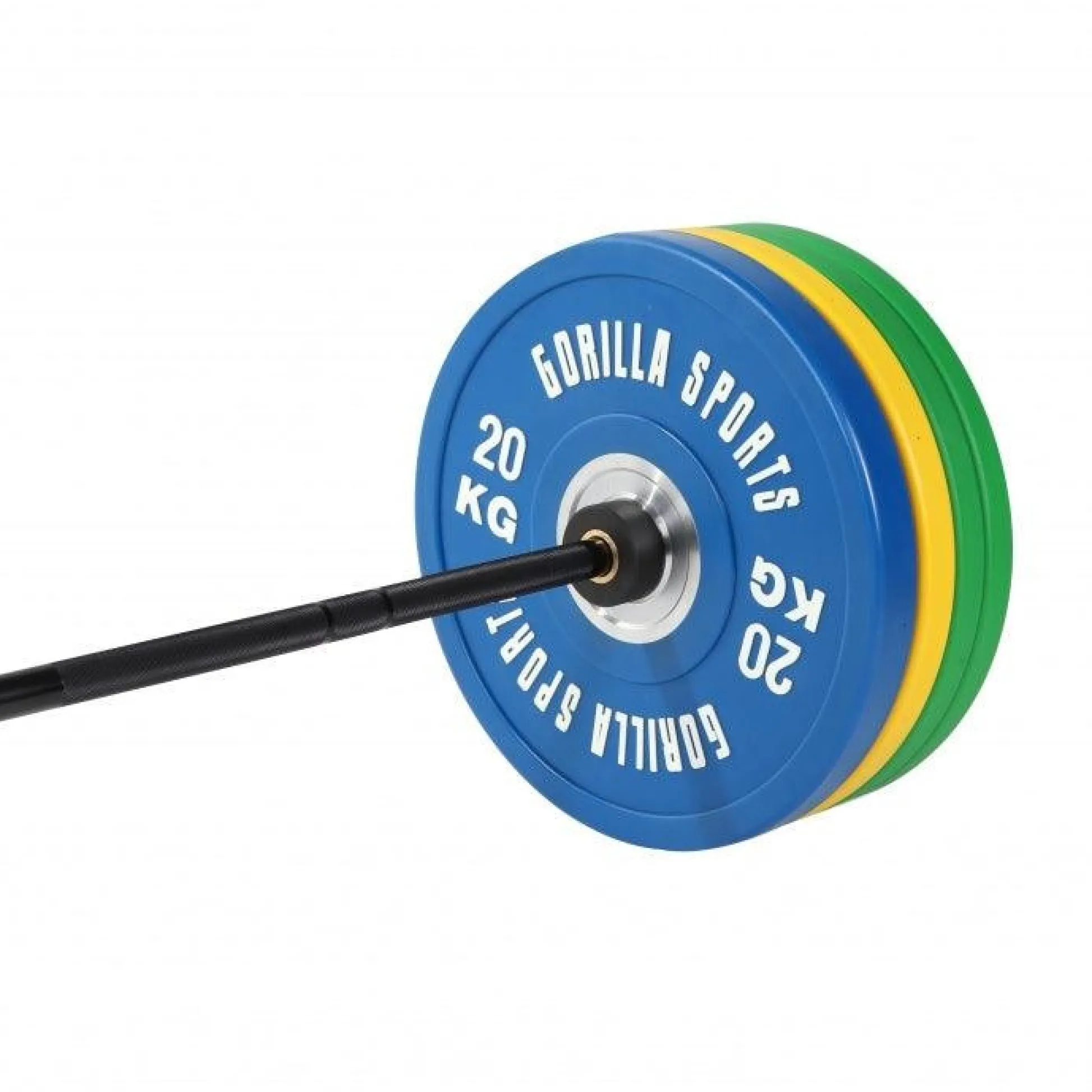 Gorilla Sports Langhantel Set Olympia Bumper Plates PRO 140 kg Verschieden Outlet