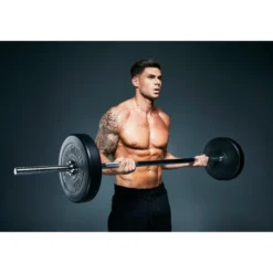 Gorilla Sports Langhantelstange 6 Fuß (182,9 cm), ⌀ 25 mm/1″ Silber Outlet