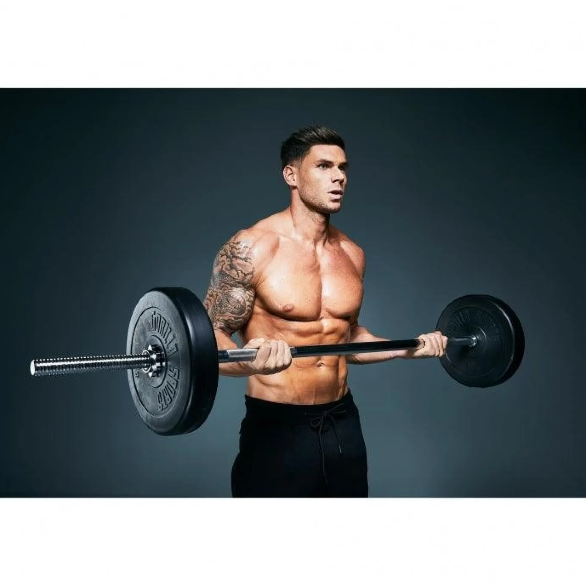 Gorilla Sports Langhantelstange 6 Fuß (182,9 cm), ⌀ 25 mm/1″ Silber Outlet