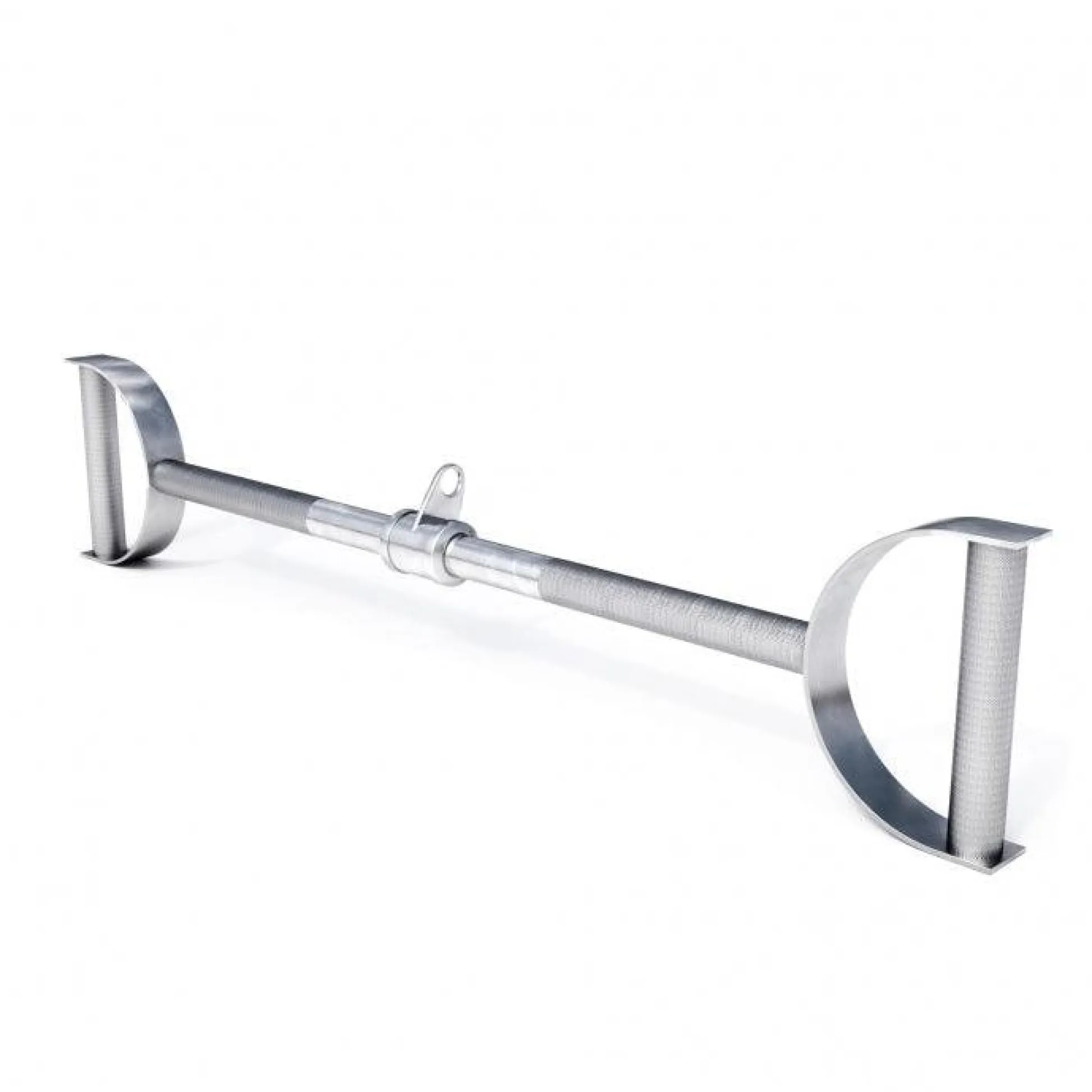 Gorilla Sports Latzugstange mit Hufgriff gerade inkl, Drehgelenk Silber Clearance