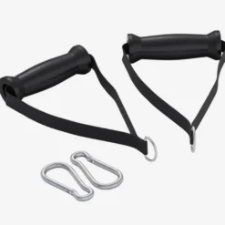 Gorilla Sports Latzugstange Multi Bar mit 2 Einhandgriffen Mattschwarz Outlet
