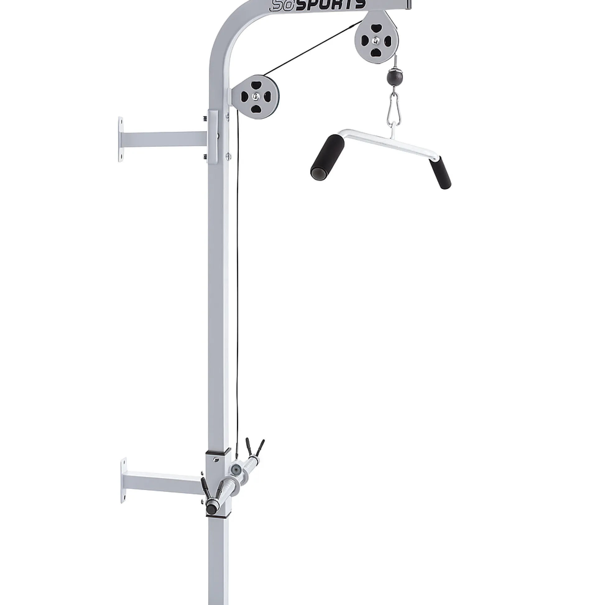 ScSports Latzug zur Wandmontage Weiss New