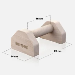 Gorilla Sports Liegestützgriffe 2er Set aus Holz Holzoptik Best