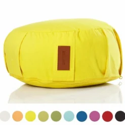 Gorilla Sports Meditationskissen rund 30 cm Durchmesser und 18 cm hoch Gelb Online